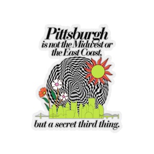 Secret Third Thing Psychedelic Sticker - Pittsburgh