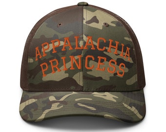 Appalachia Princess Camouflage Trucker Hat - Chappell Roan - Midwest Princess