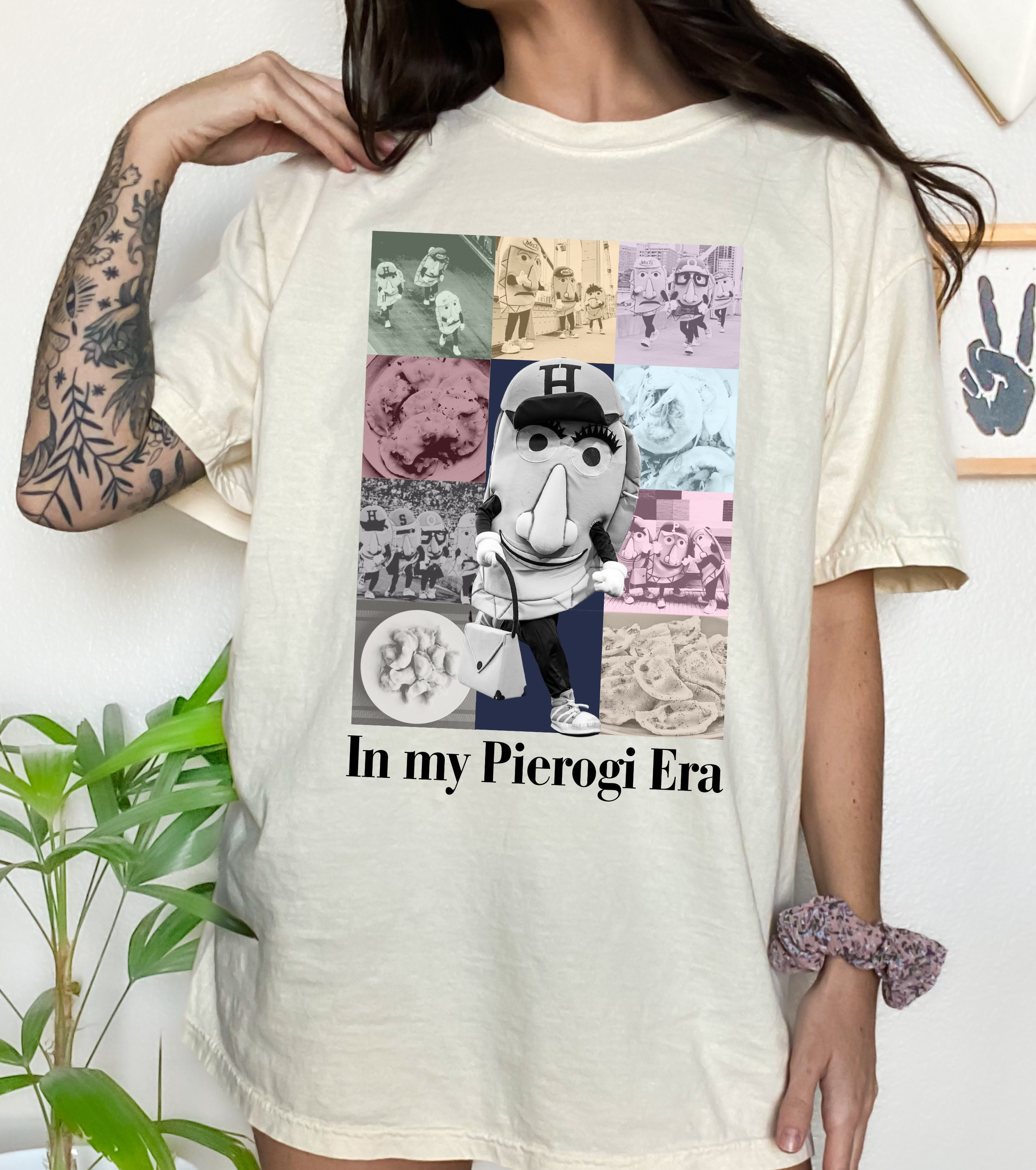 Pierogi Era Garment-dyed T-shirt Pittsburgh Pierogi Race 
