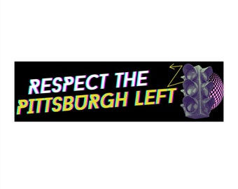 PIttsburgh Left Bumper Sticker