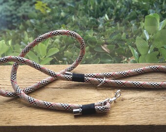 Rope Dog Lead: Fixed Length Dog Leash, Various Colours