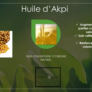 Huile d'Akpi 50ml - Cosmétiques - les jardins d'afrik