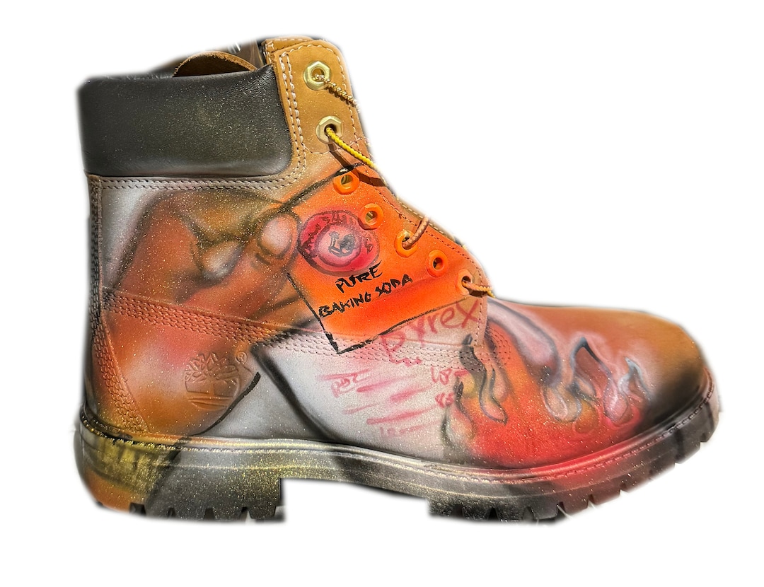 airbrush timberlands