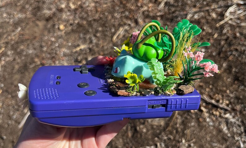 Bulbasaur Gameboy Color Terrarium - Etsy