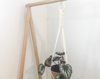 Simple modern plant hanger