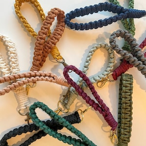 Macrame Wristlet Keychain