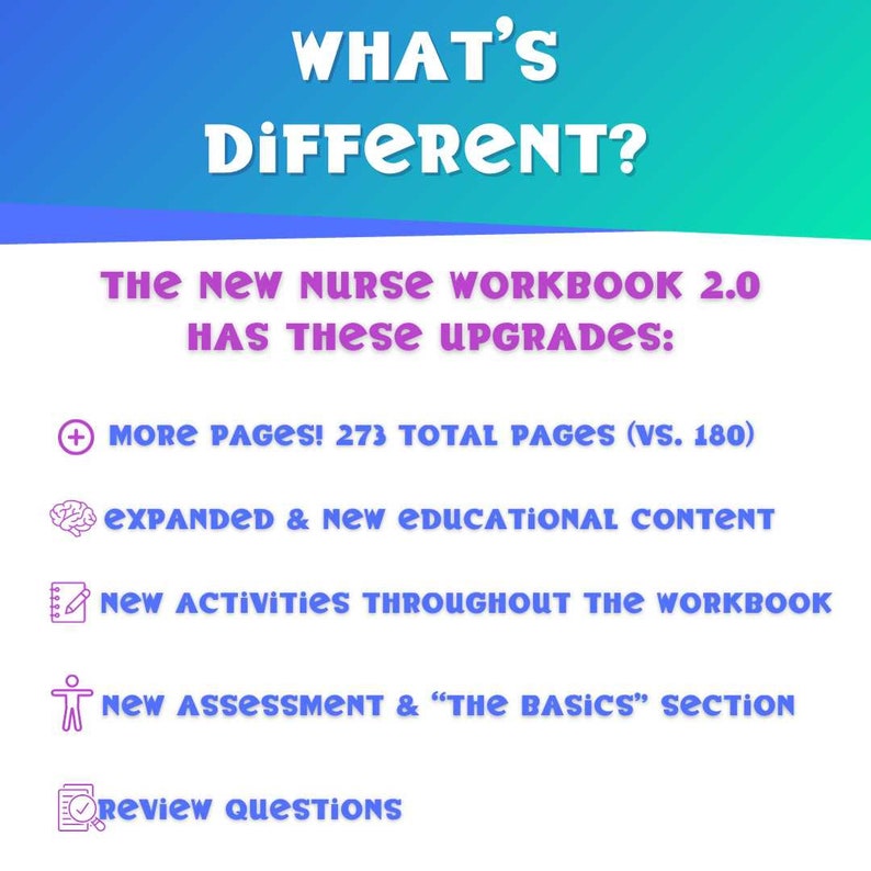 NEW: The Nurse Workbook Paperback 2.0