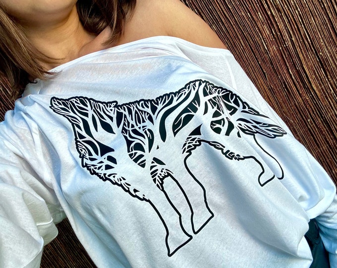 T-shirt - Black Wolf