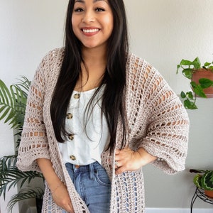 North Cap Cardiana / Cardigan / Ruana / Coverup / Robe Crochet Pattern