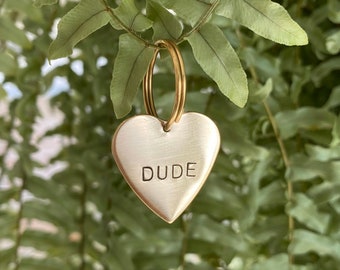 パーソナライズされたハート型ペットIDタグ - 犬と猫のカスタムネームタグ