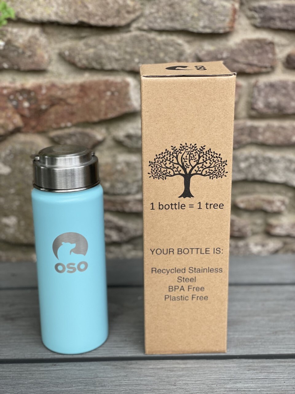 100 Recycled Sustainable Stainless Steel Insulated Bottle Etsy UK