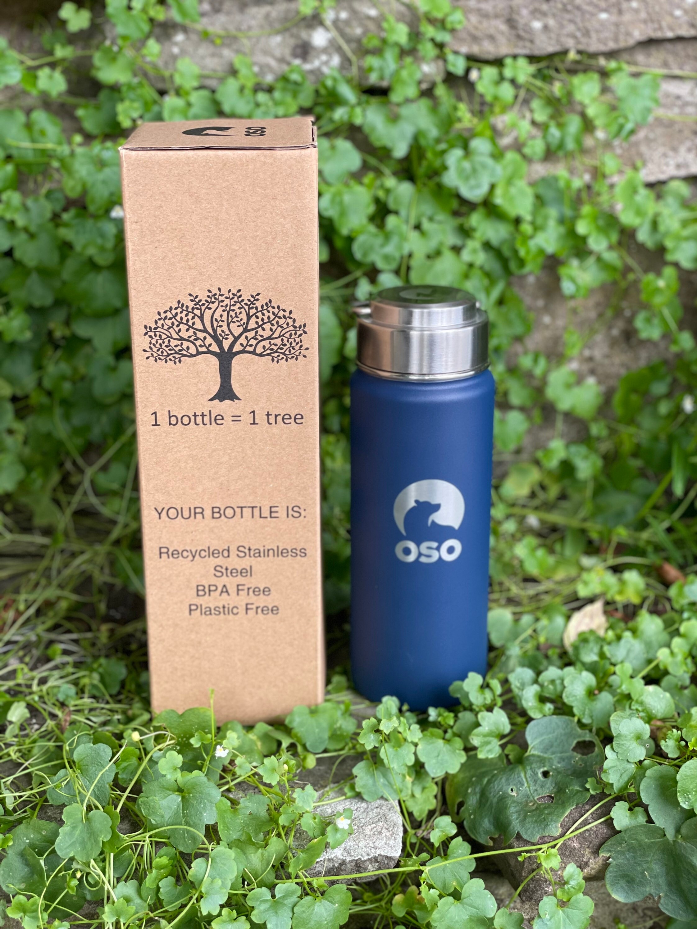 100 Recycled Sustainable Stainless Steel Insulated Bottle Etsy UK