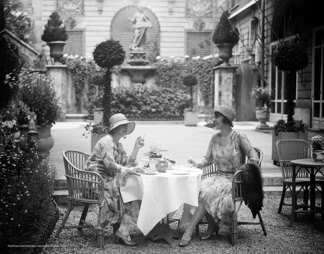 Vintage French Art Photography Print. Ladies at the Ritz Hotel. Paris, France. Birthday Gift