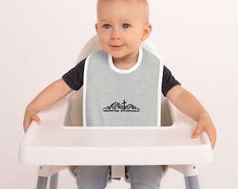 Embroidered Baby Bib