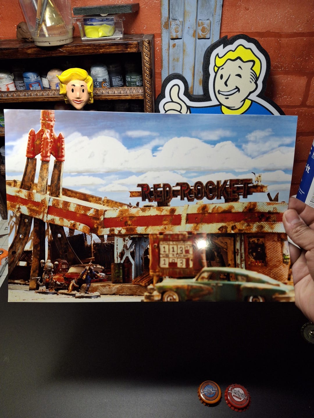 Fallout Rocket Fallout Red Rocket Poster Print. (semi-gloss Kodak Photo Paper) - Etsy
