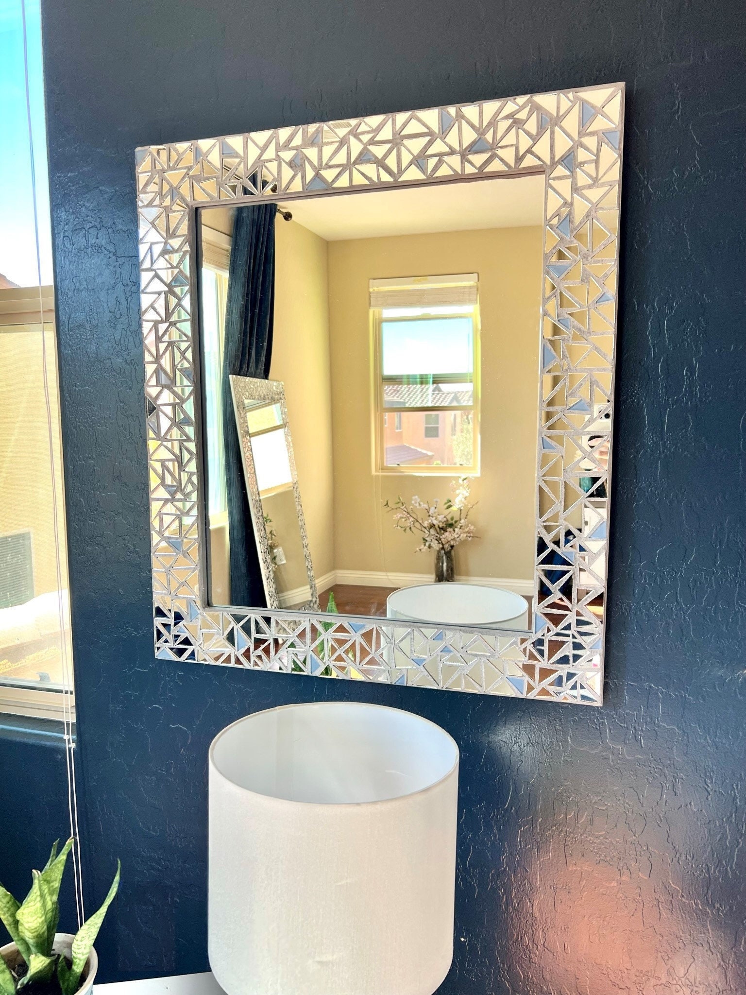 Mosaic Tiles Bathroom Mirror