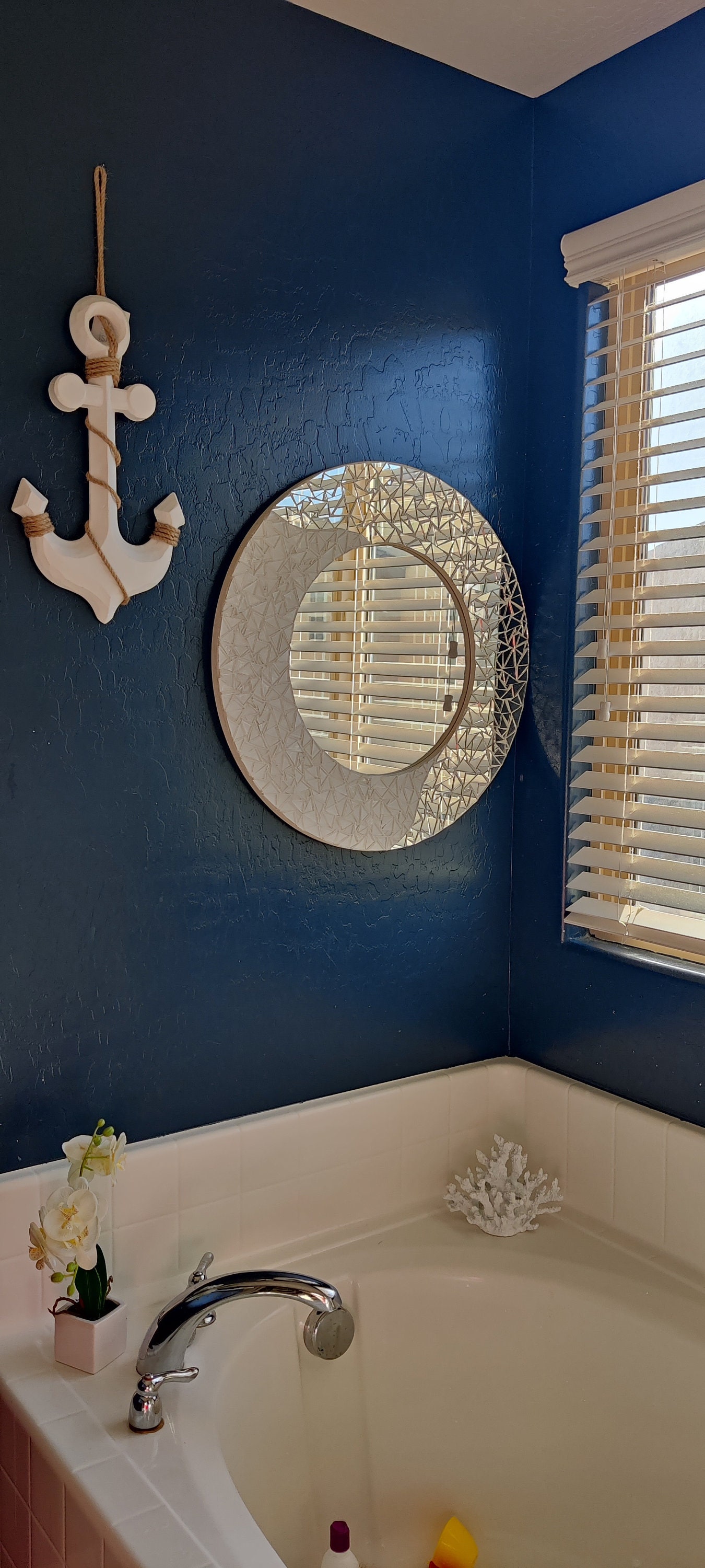 Red White And Blue Bathroom Ideas