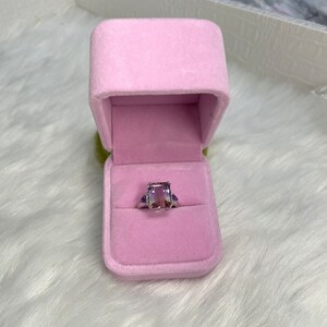 Bague amétrine, 5 carats, bicolore, bague réglable en argent sterling image 10