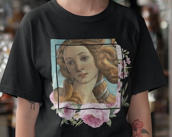 Botticelli Shirt - Unisex Birth of Venus Aesthetic Shirt%100 High Quality Cotton