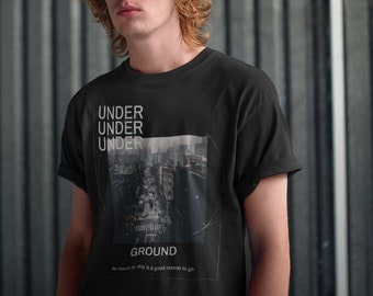 Techno Shirt - Underground Minimal Aesthetic Tee%100 High Quality Cotton