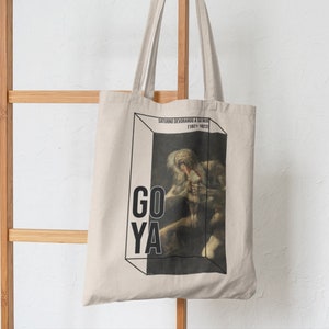 Goya tote bag - Saturn devouring his son inspired shirt - Aesthetic art Bag
