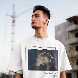 Ästhetisches Kunstshirt Unisex - Heinrich Füssli Paradise Lost Romanticism Shirt%100 hochwertige Baumwolle