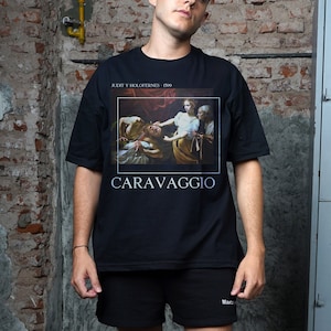 Caravaggio Shirt - Aesthetic Unisex Art Vintage tee%100 High Quality Cotton