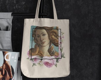 Botticelli Art Tote Bag - Sac fourre-tout esthétique Naissance de Vénus