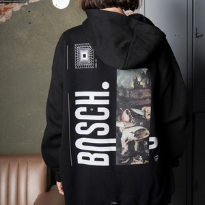 El Bosch Hoodie- The Garden of Heartly Delights Backprint %100 High Quality Cotton Hoodie sweatshirt Hieronymus Bosch aesthetic