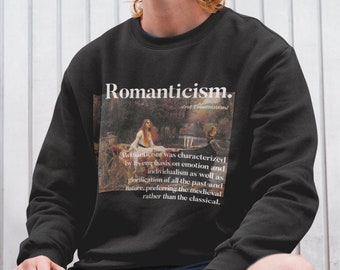 The lady of Shalott Sweatshirt Unisex- John William Waterhouse Romanticism Art - Art men hoodie - Art women sweatshirt