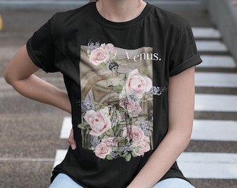 Vintage art shirt - Venus Aesthetic Grunge shirt Unisex%100 High Quality Cotton