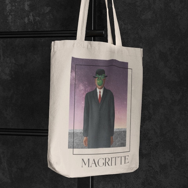 Tribute to Magritte Tote Bag