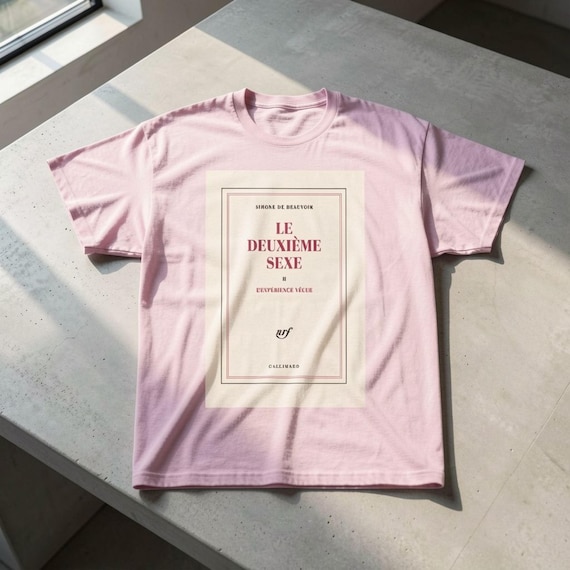 De Beauvoir Shirt Simone, Feminist Philosophy Clothing%100 High Quality Cotton