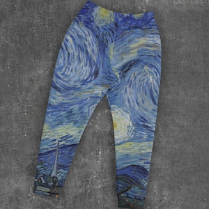 Starry night Joggers unisex -  Vincent Van Gogh Aesthetic art grunge men Sweatpants women Sweatpants Unisex Chandal