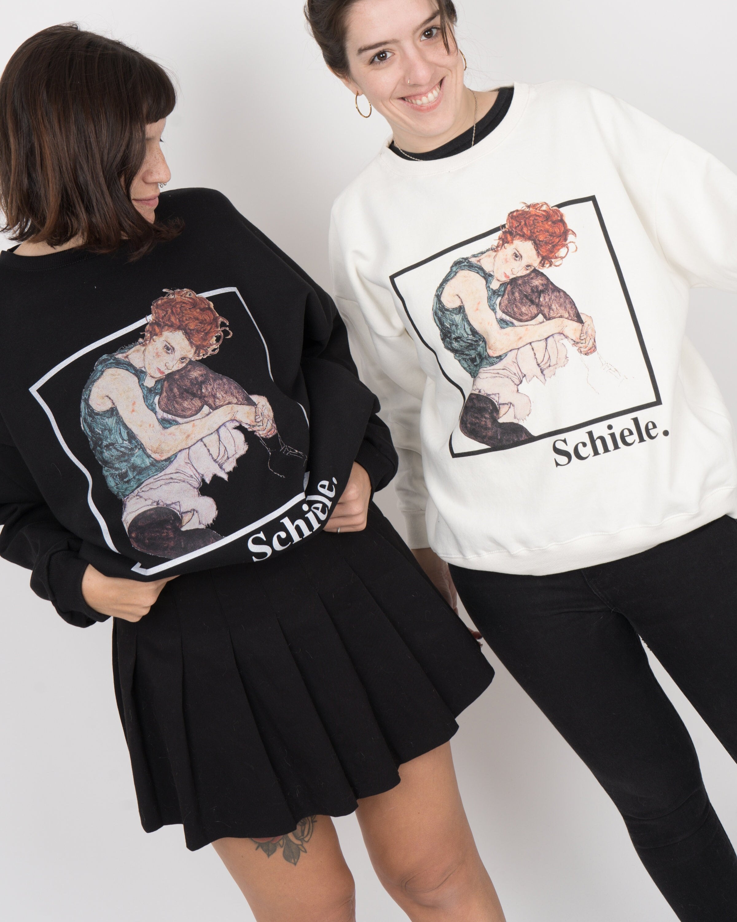 Egon Schiele スウェットシャツ - 美的アート ユニセックス パーカー 