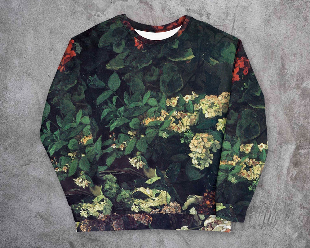Flower Paintings Monet Sweatshirt - Tribute to Monet Impressionism All over sweatshirt art sweatshirt aesthetic