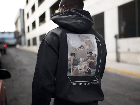 Birth of Venus Hoodie Renaissance Art Unisex Aesthetic Hoodie Birth of venus Bouguereau sweatshirt Etsy Mexico
