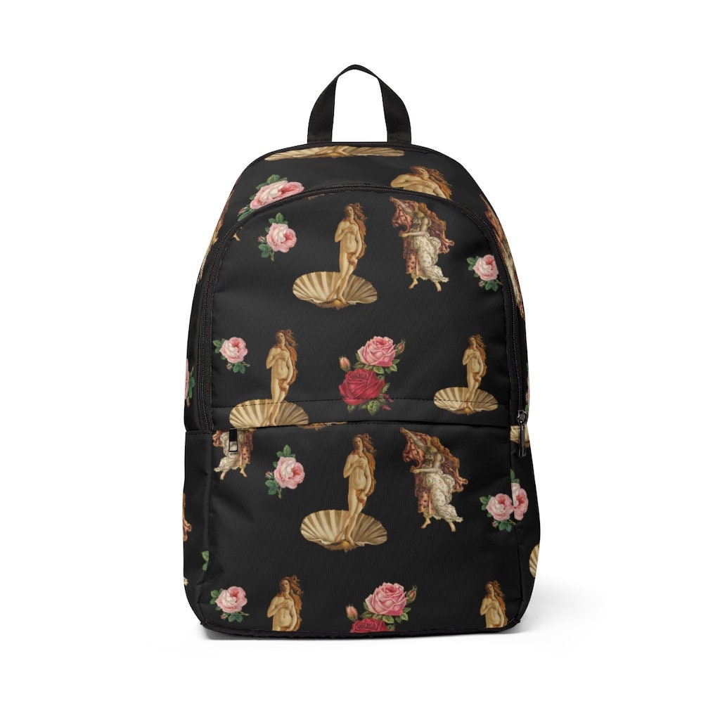 Botticelli Backpack - Art Lover Renaissence Roses Bag - Etsy