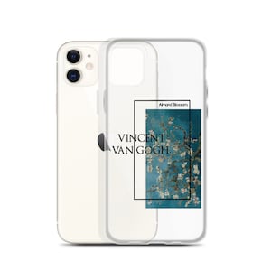 Van Gogh iPhone Case - Almond Blossom Transparent Art Case