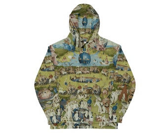 The garden of earthly delights Hoodie - Hieronymus Bosch All over aesthetic art hoodie - Oversized unisex hoodie