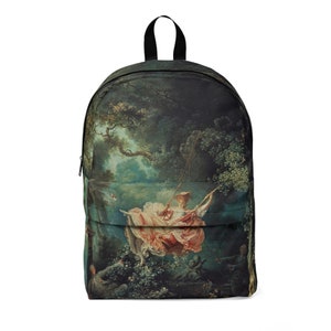 Sac à dos Fragonard - Le sac à dos Swing Art - Sac à bandoulière du mouvement artistique rococo - Sac à dos pour ordinateur portable
