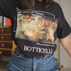 The Birth of venus - Botticelli Unisex art Shirt - %100 Cotton High Quality