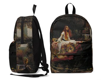 Art Romanticism Backpack - Lady of Shalott Art Bag