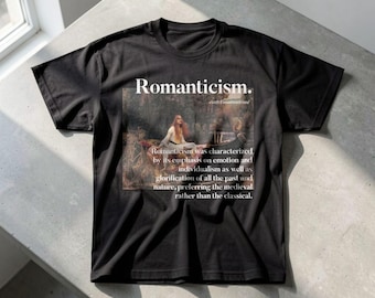 The lady of Shalott Shirt- John William Waterhouse Romanticism Shirt Art %100 High Quality Cotton