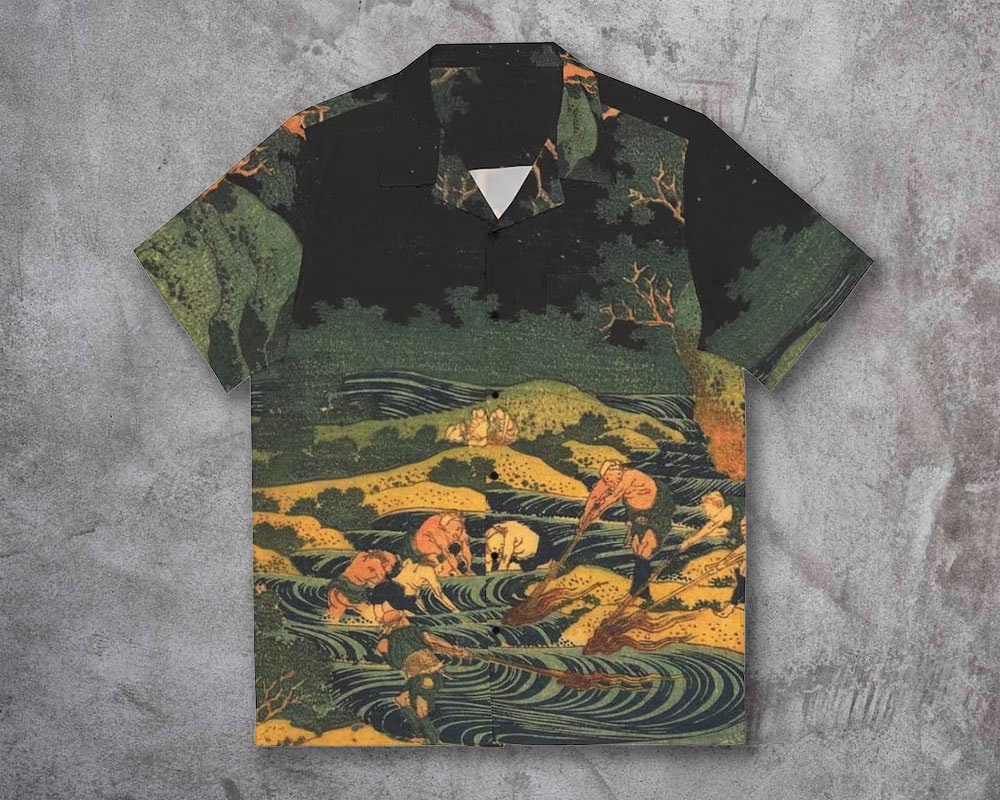 SSLR Men's Short Sleeve Hawaiian Shirt - Casual Button Down Aloha Shirt With Tropical Print - View #3