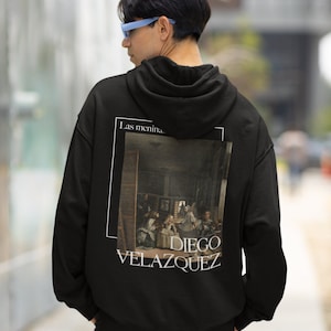 Diego Velazquez Hoodie- Las meninas Unisex vintage art hooded - Spain Art hoodie aesthetic