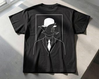 ルネ・マグリット『人間の息子』Tシャツ：シュルレアリスムアートT