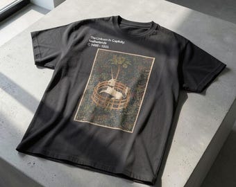 The Unicorn in Captivity shirt - Unisex art aesthetic tee%100 High Quality Cotton