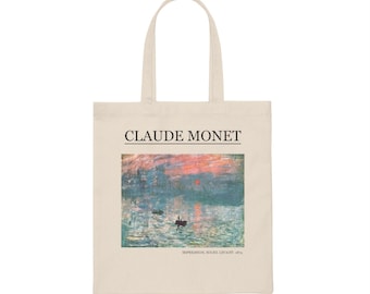 Tribute to claude Monet tote bag