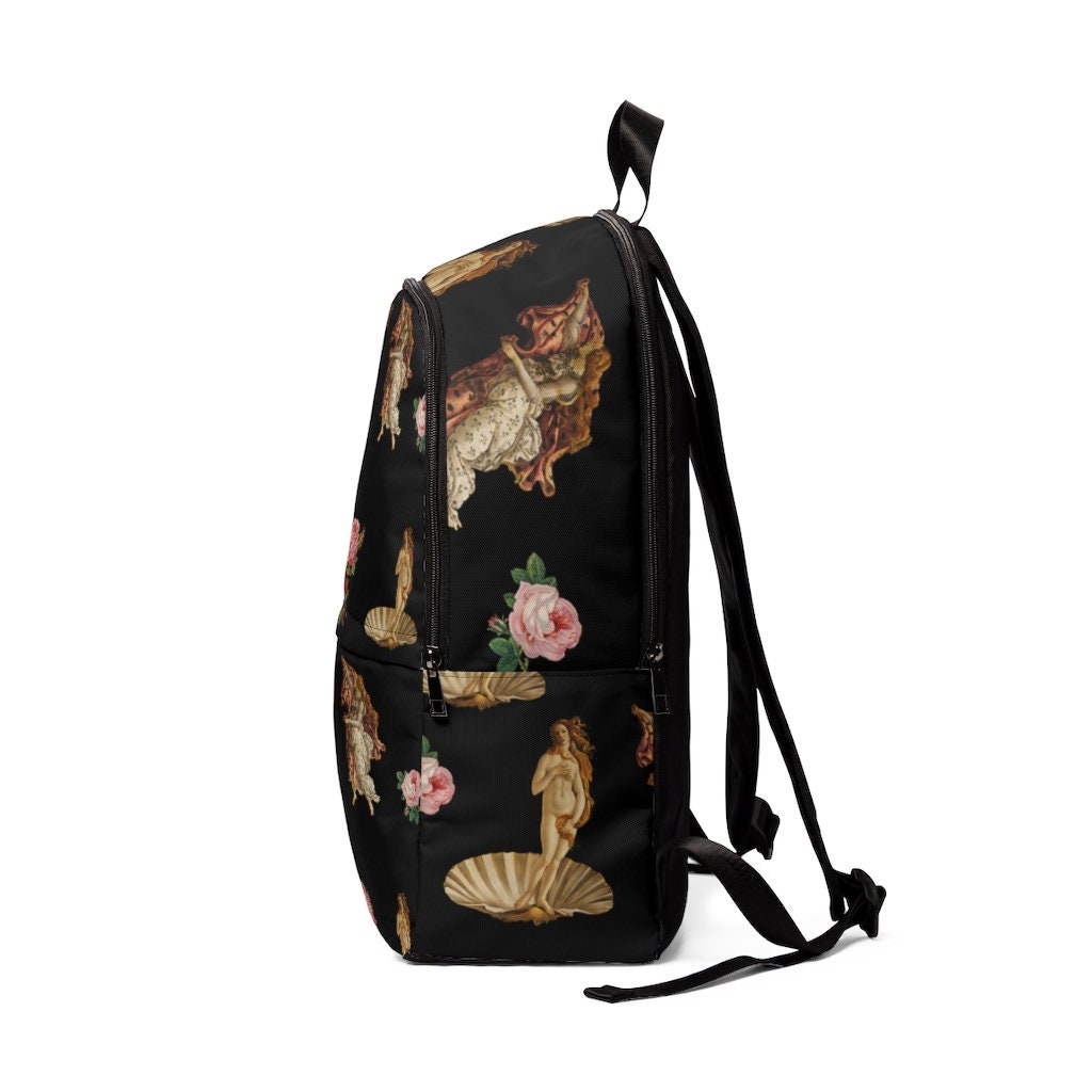 Botticelli Backpack - Art Lover Renaissence Roses Bag - Etsy